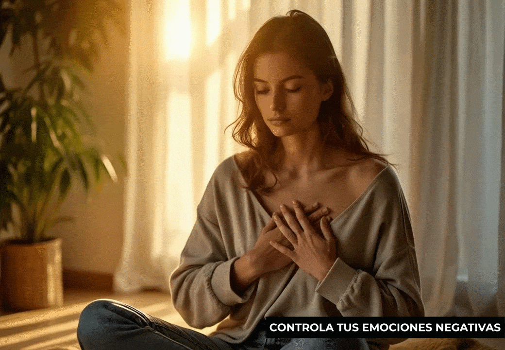 Ilustración animada del módulo 7 — resentimiento y culpa